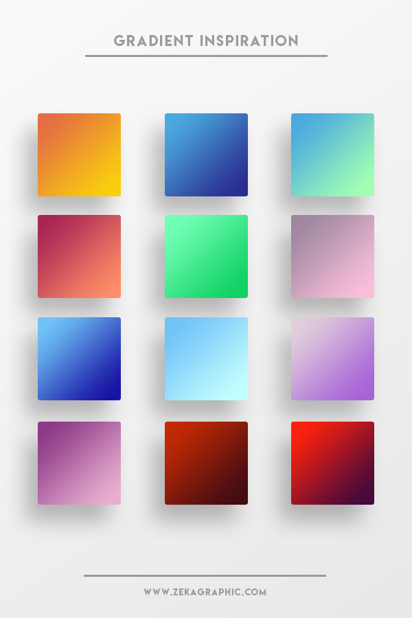Beautiful Color Gradient Part 4 Design Inspiration