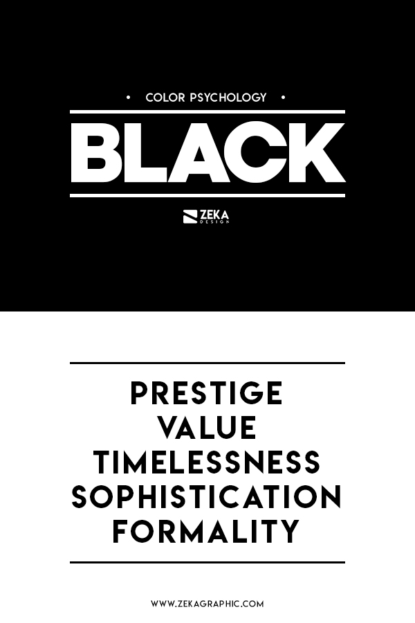Black Color Meaning Graphic Design in Color Theory