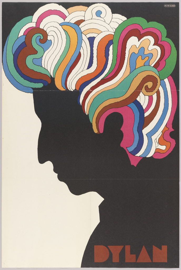 Bob Dylan Poster Design Inspiration by Milton Glaser