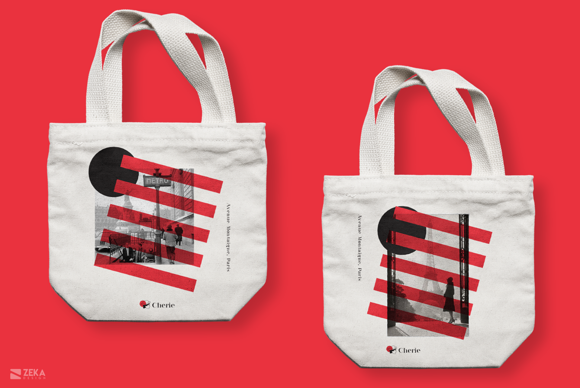 Cherie Paris Logo Design and Brand Identity Concept