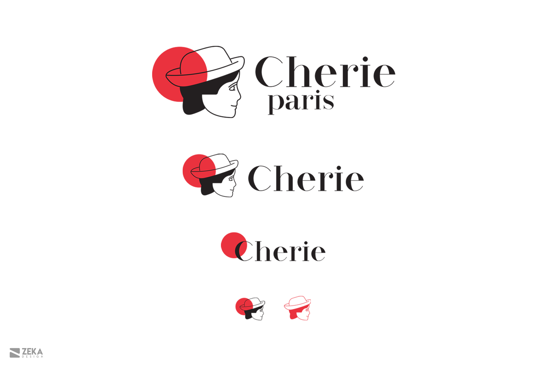 Cherie Paris Logo Design and Brand Identity Concept