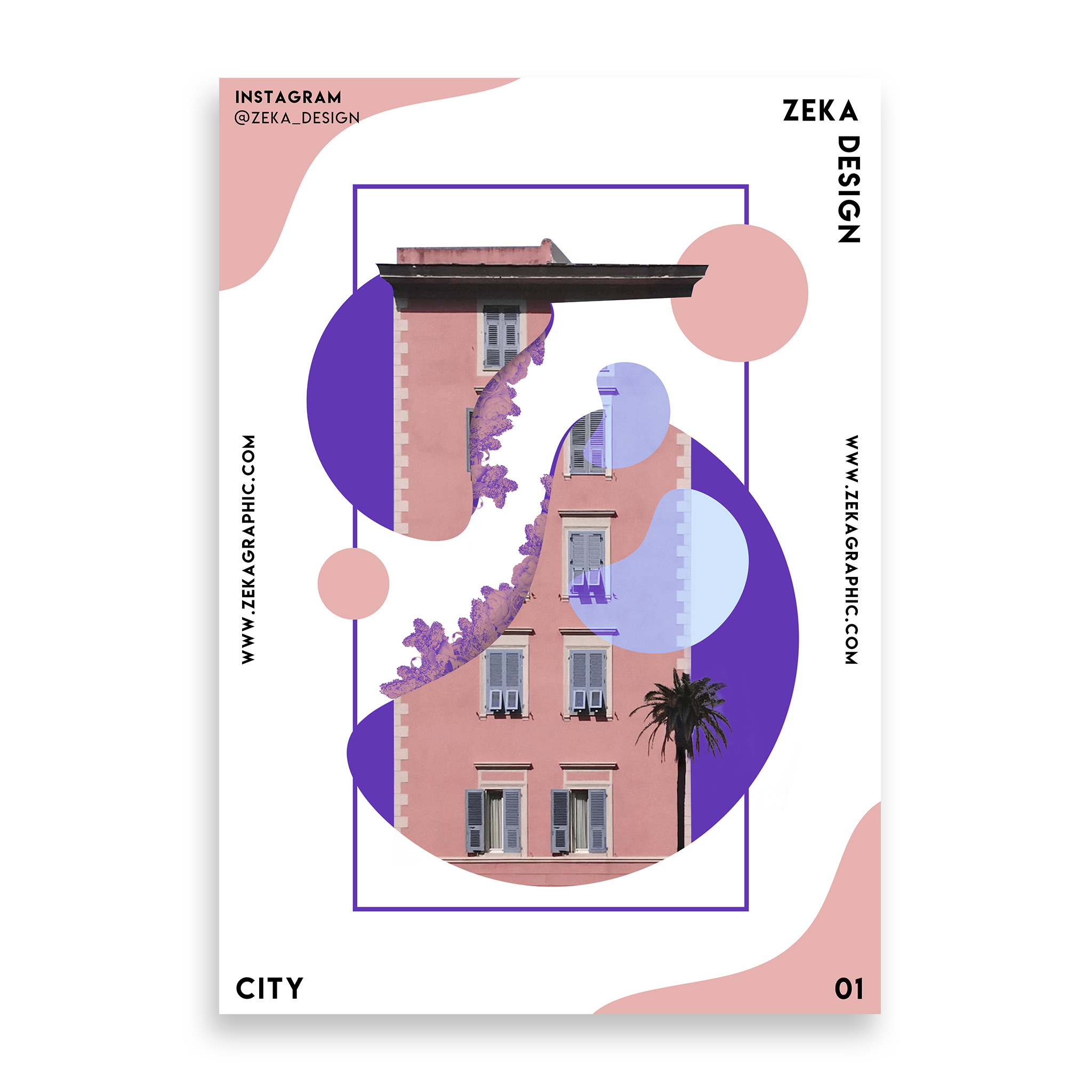 City Poster Design Collection Zeka Design