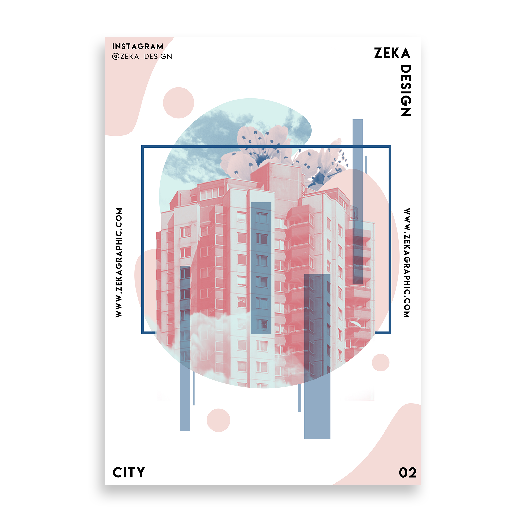 City Poster Design Collection Zeka Design