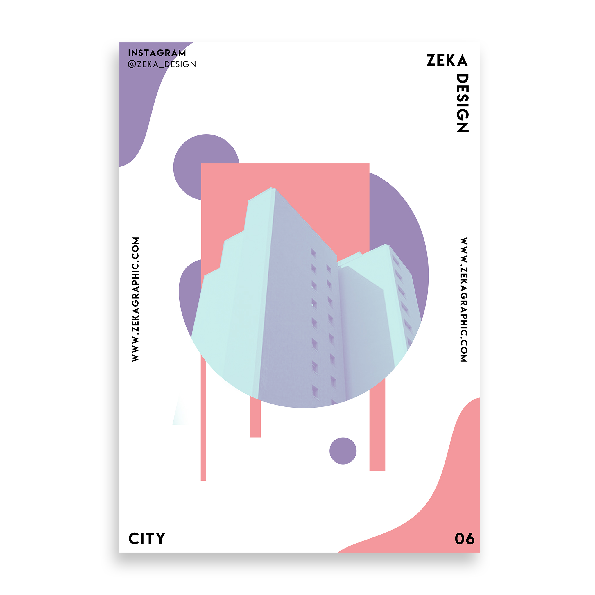 City Poster Design Collection Zeka Design