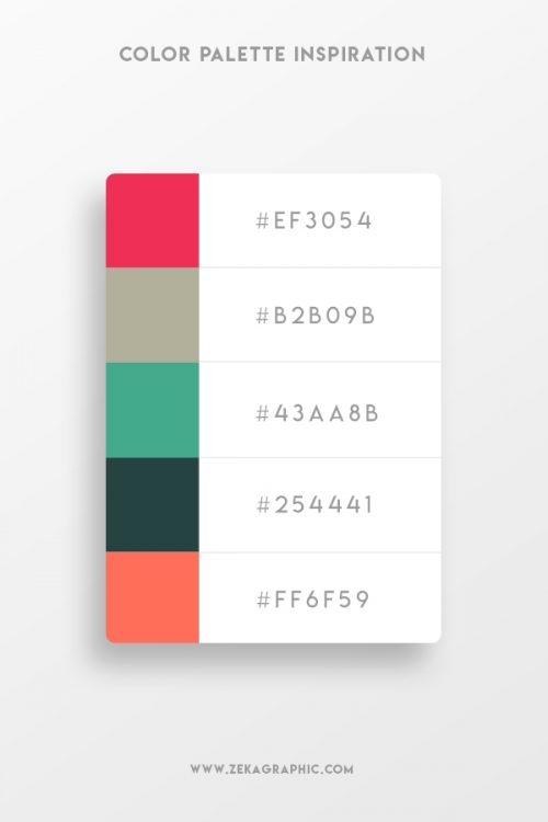 10 More Amazing Color Palette Inspiration - Zeka Design