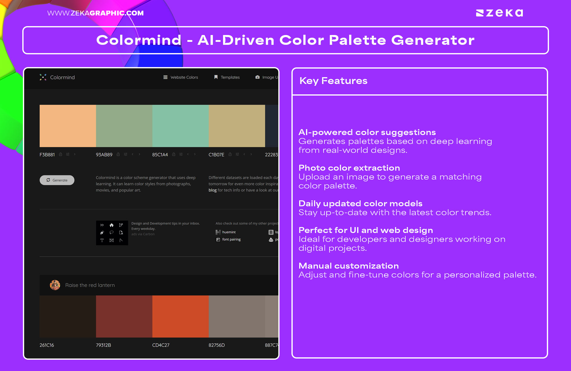 Colormind - AI-Driven Color Palette Generator