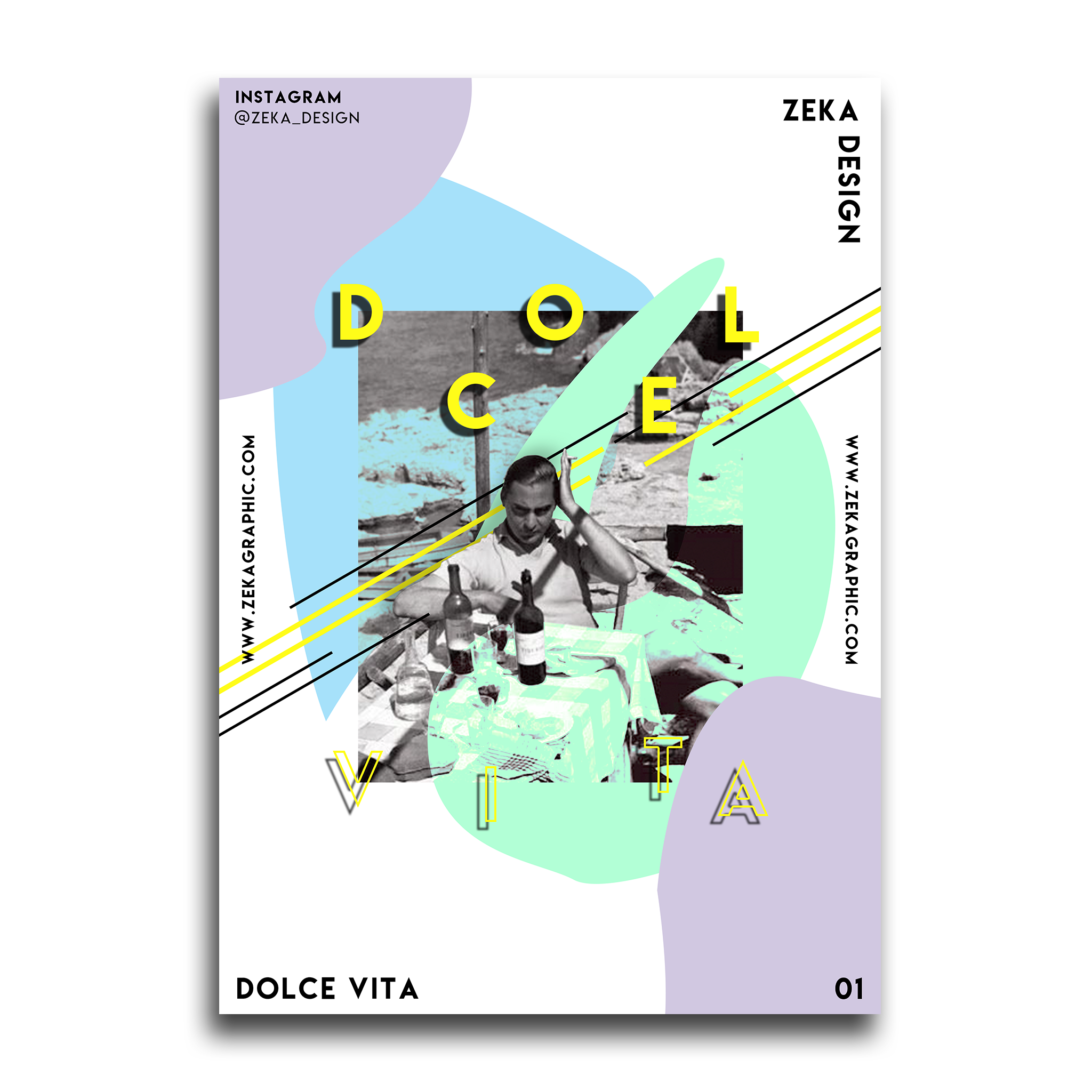 Dolce Vita Poster Design Graphic Design Ideas by Zeka Design