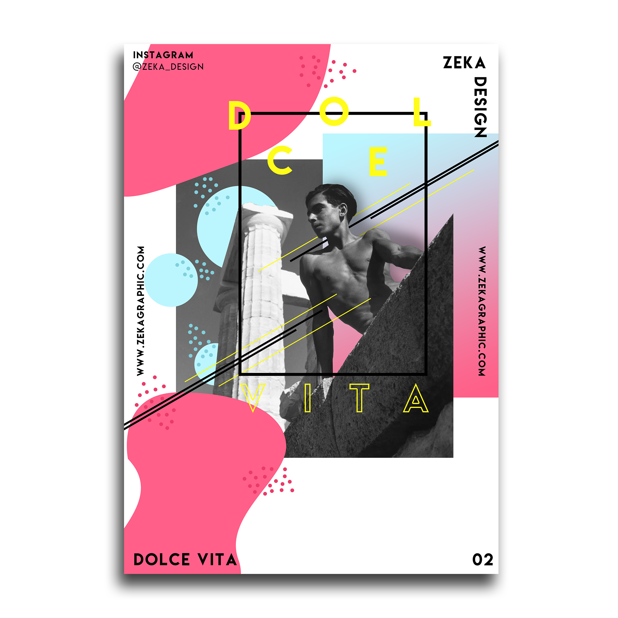 Dolce Vita Poster Design Graphic Design Ideas by Zeka Design