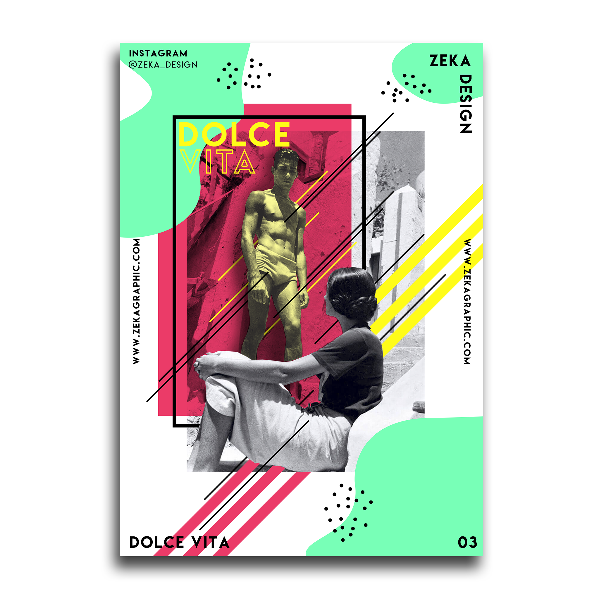 Dolce Vita Poster Design Graphic Design Ideas by Zeka Design