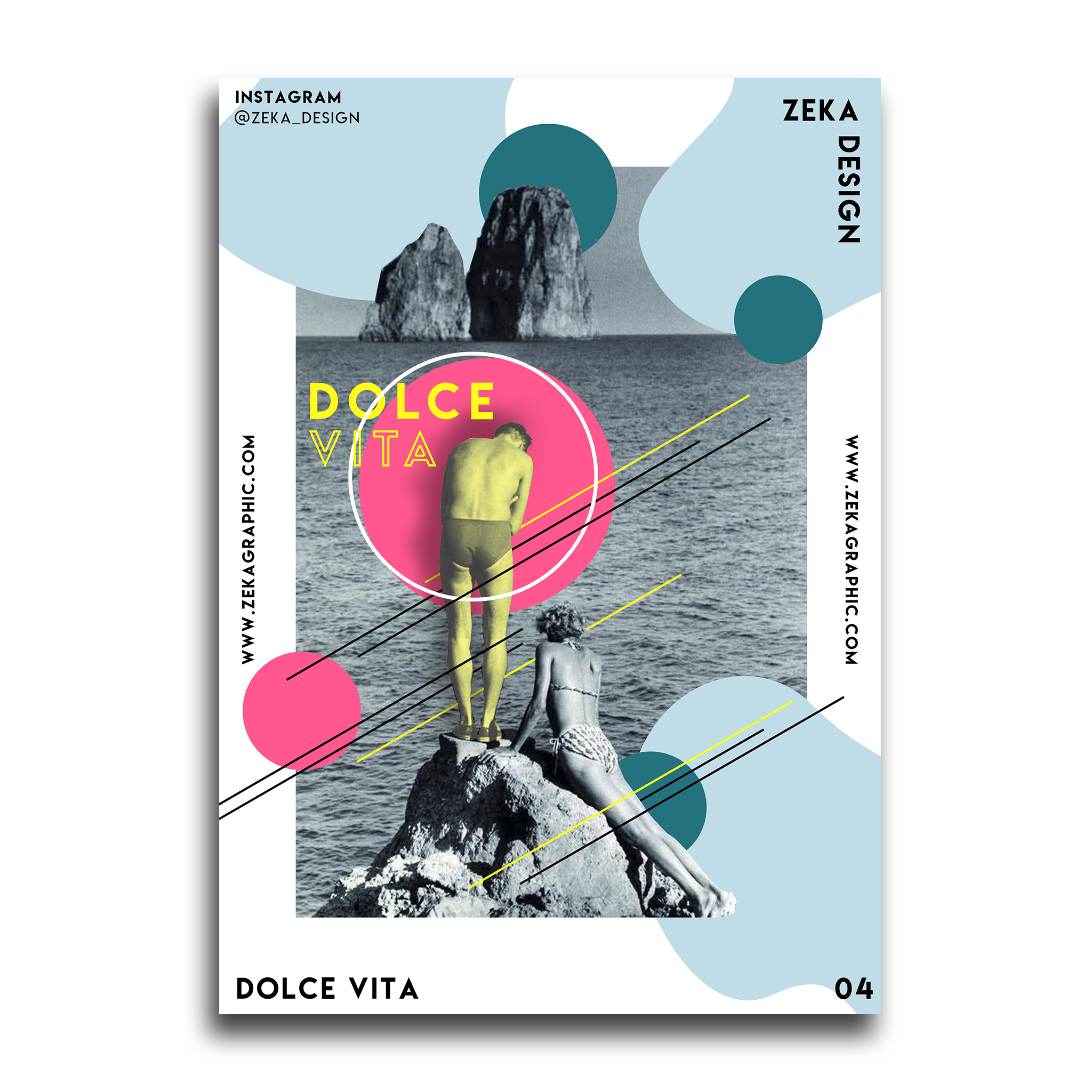 Dolce Vita Poster Design Graphic Design Ideas by Zeka Design