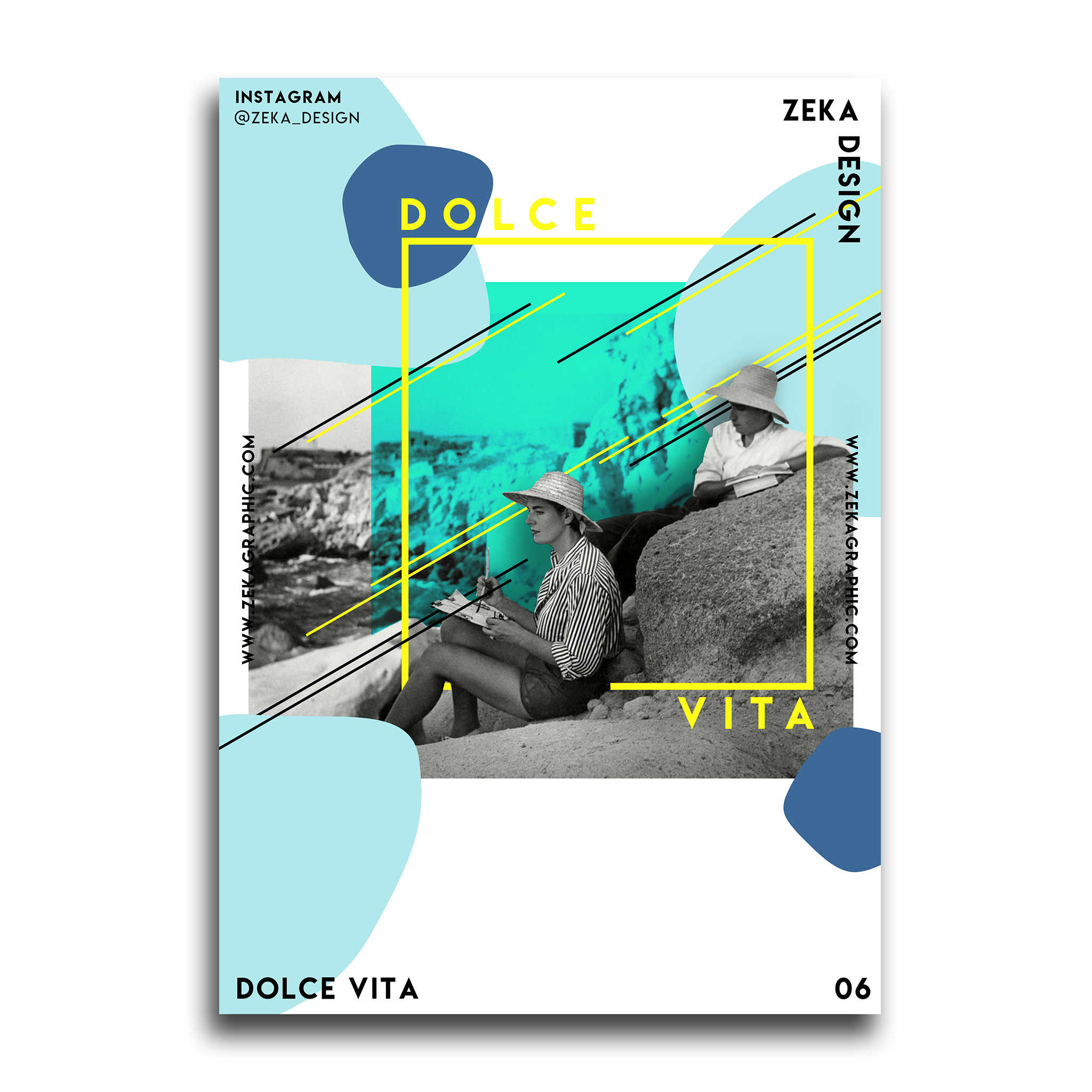Dolce Vita Poster Design Graphic Design Ideas by Zeka Design