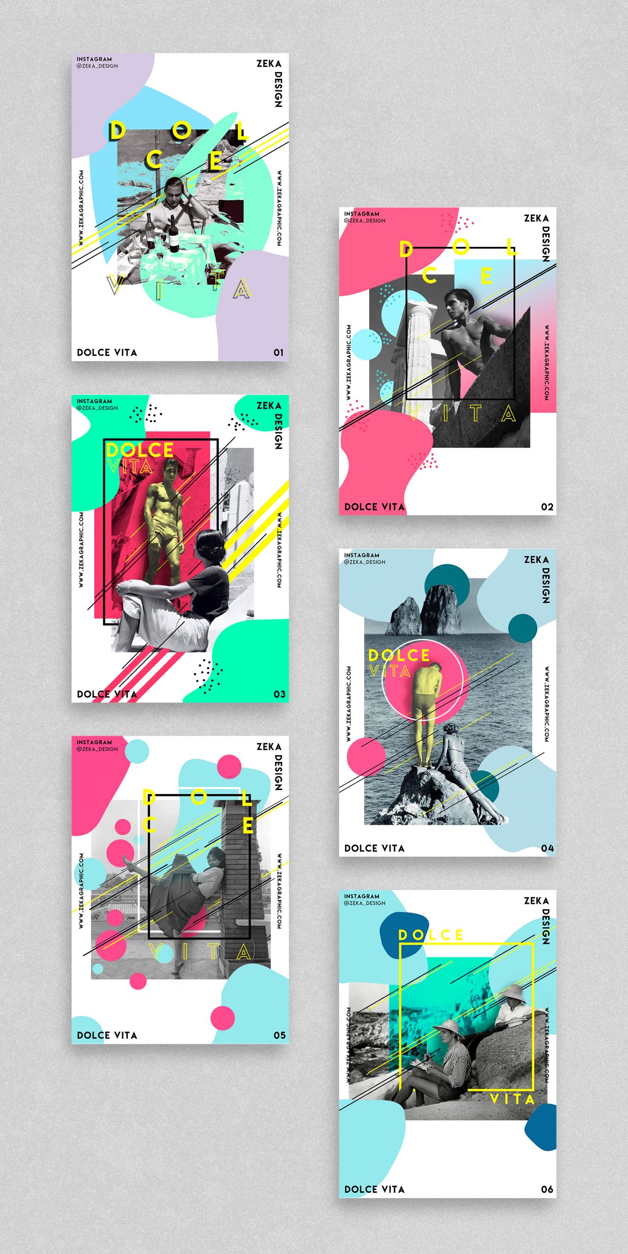 Dolce Vita Poster Design Graphic Design Ideas by Zeka Design