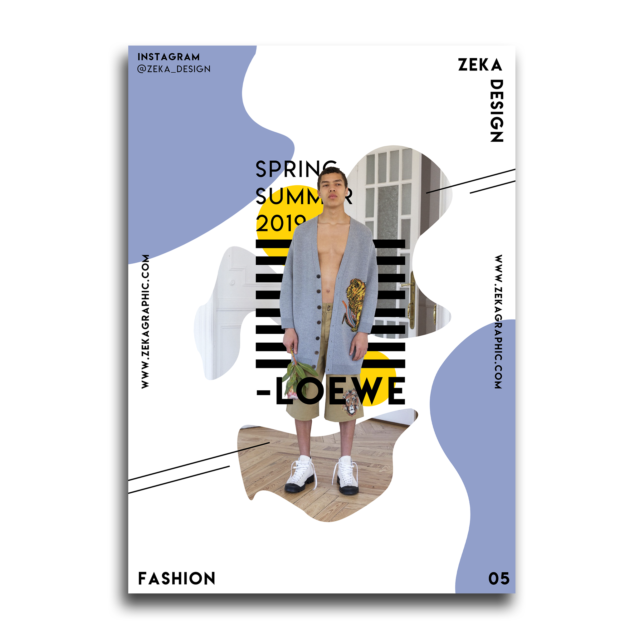 Fashion Poster Design Collection Zeka Design