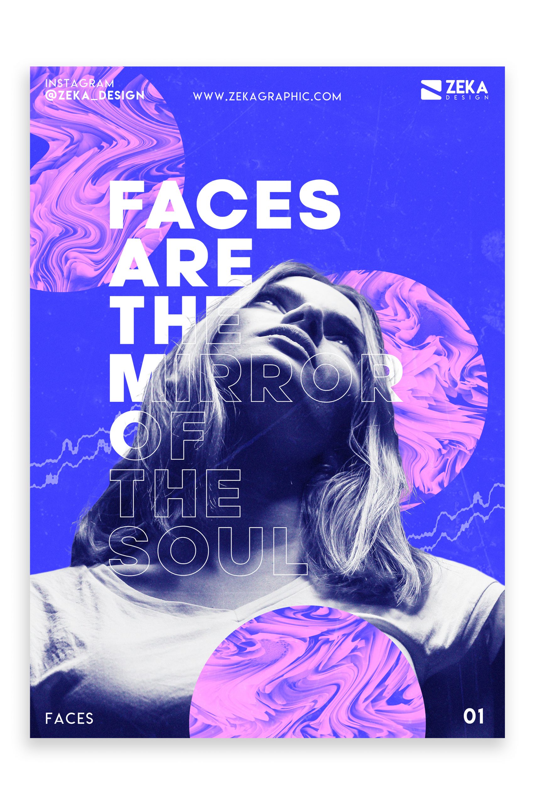 Faces Poster Design Inspiration Graphic Design Portfolio 1