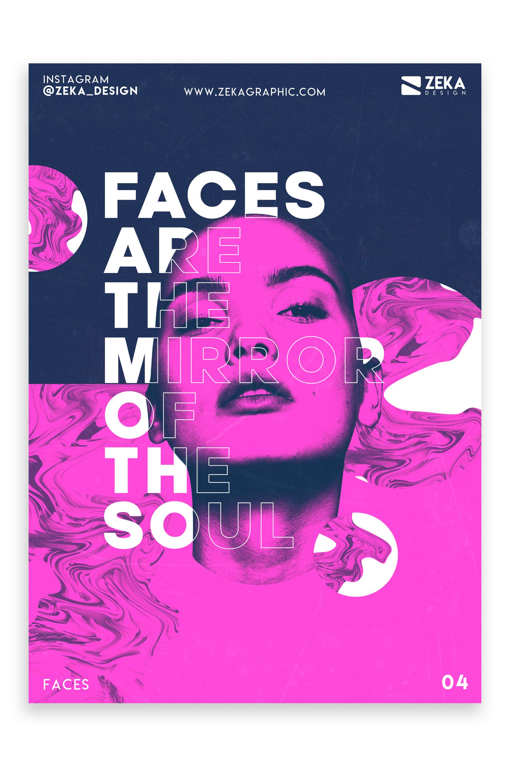 Faces Poster Design Inspiration Graphic Design Portfolio 4