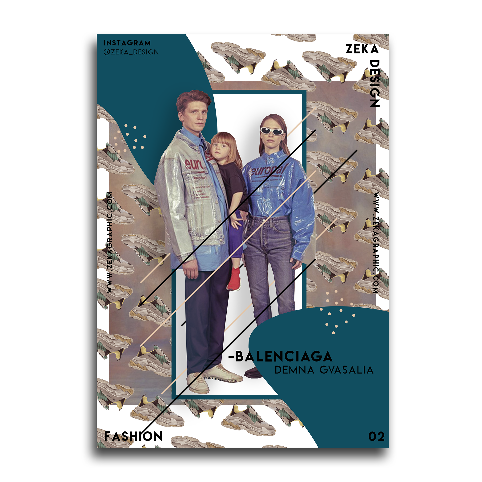 Fashion Poster Design Collection Zeka Design