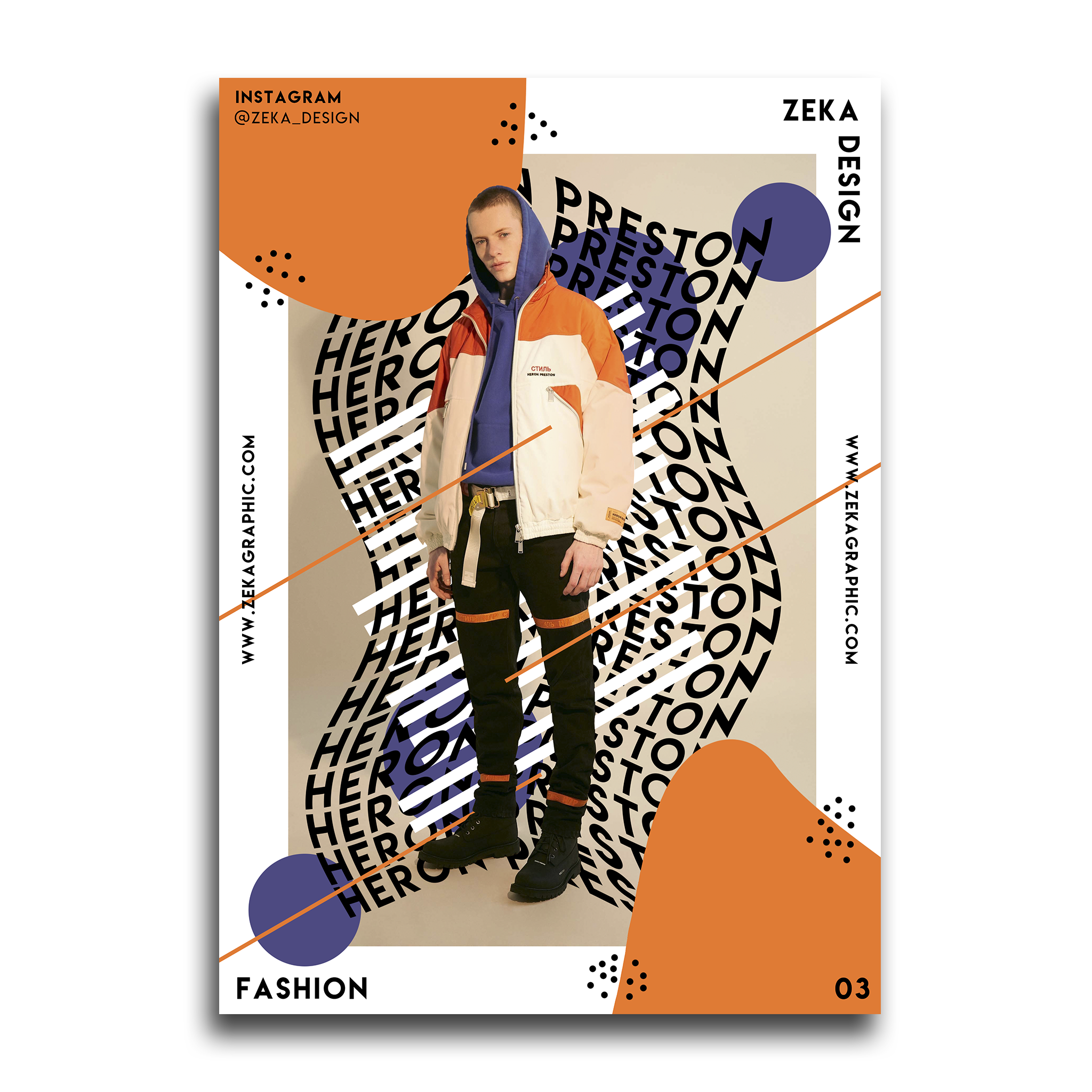 Fashion Poster Design Collection Zeka Design