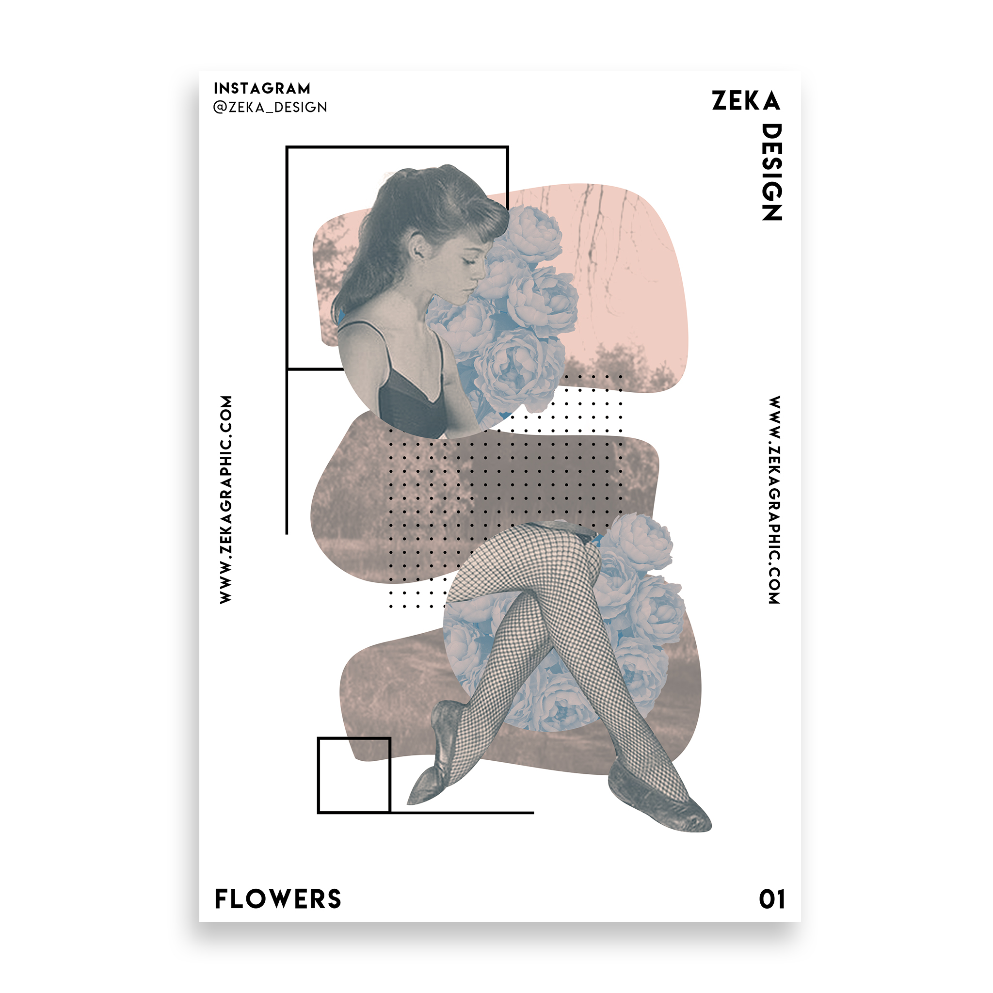 Flowers Poster Design Collection Zeka Design