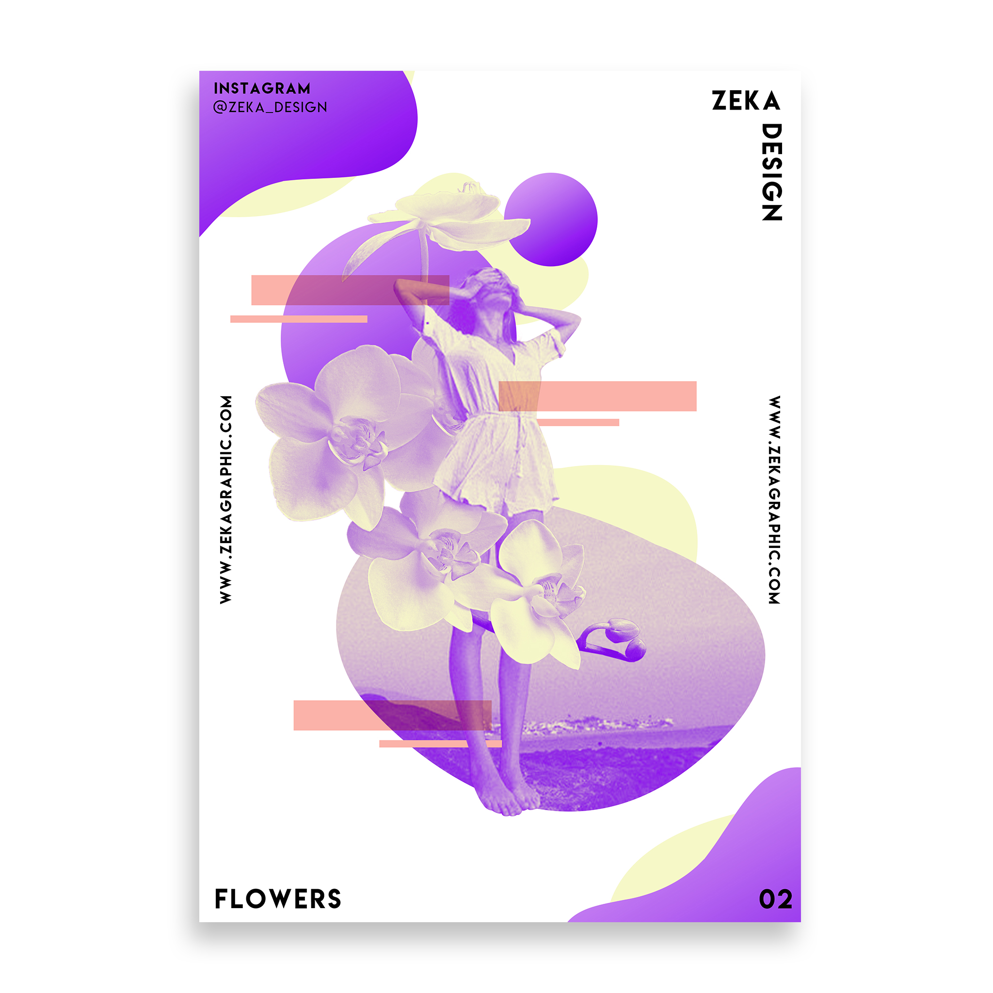 Flowers Poster Design Collection Zeka Design