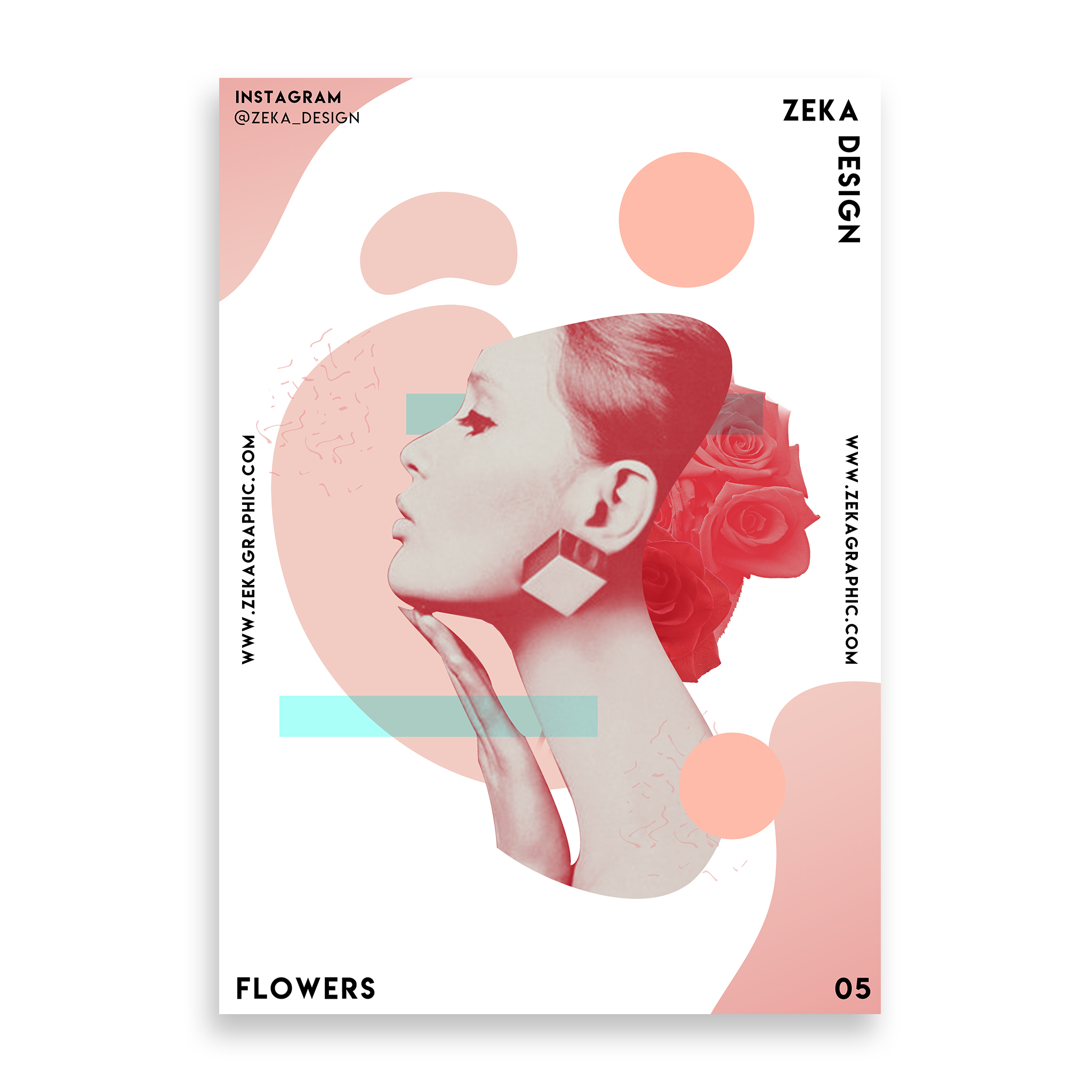Flowers Poster Design Collection Zeka Design