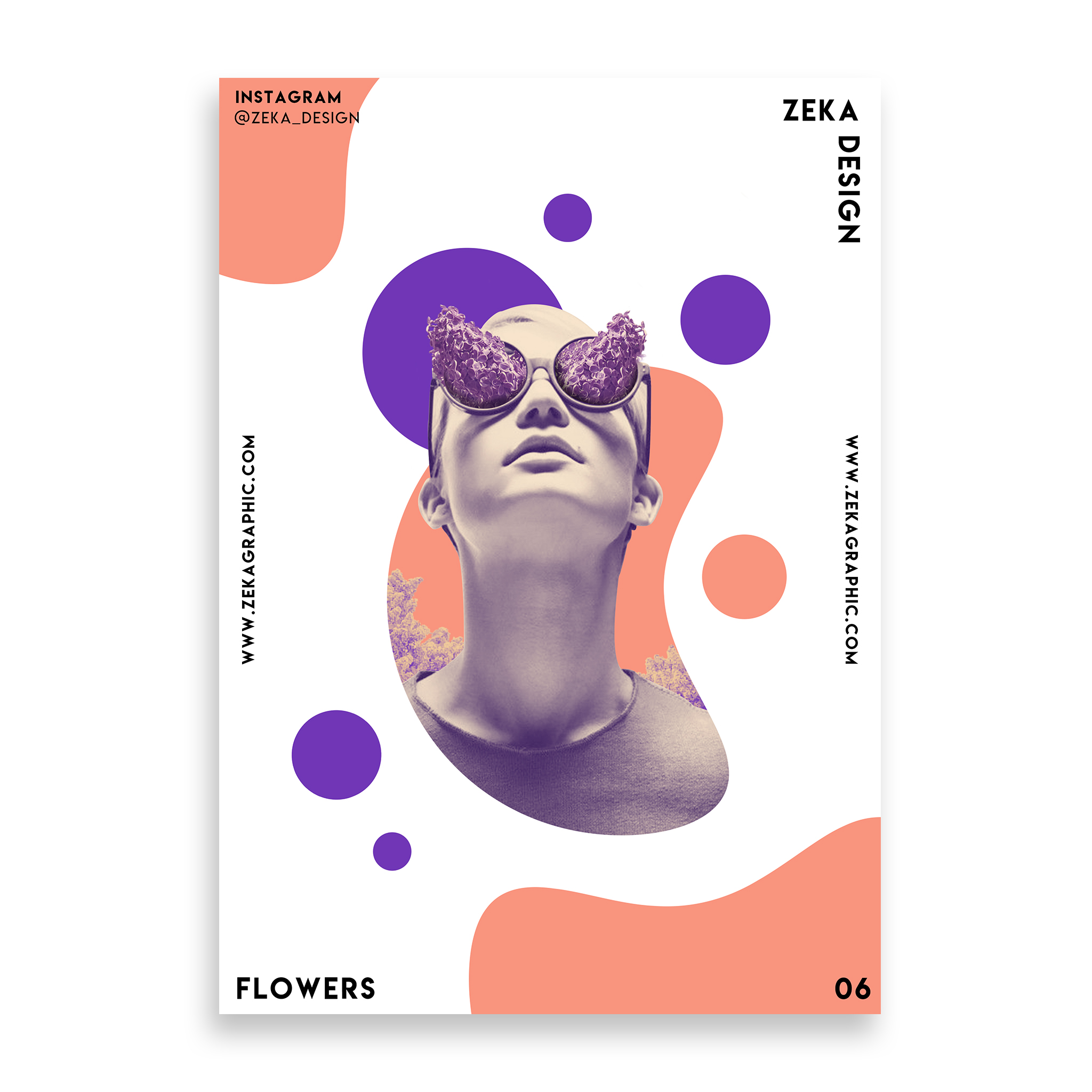 Flowers Poster Design Collection Zeka Design