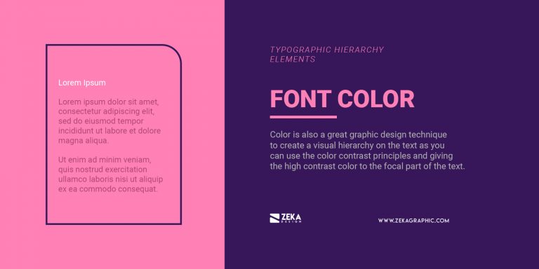 Typographic Hierarchy in Graphic Design - Zeka Design