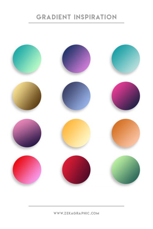 16 Beautiful Color Gradient Ideas Part 2 - Zeka Design