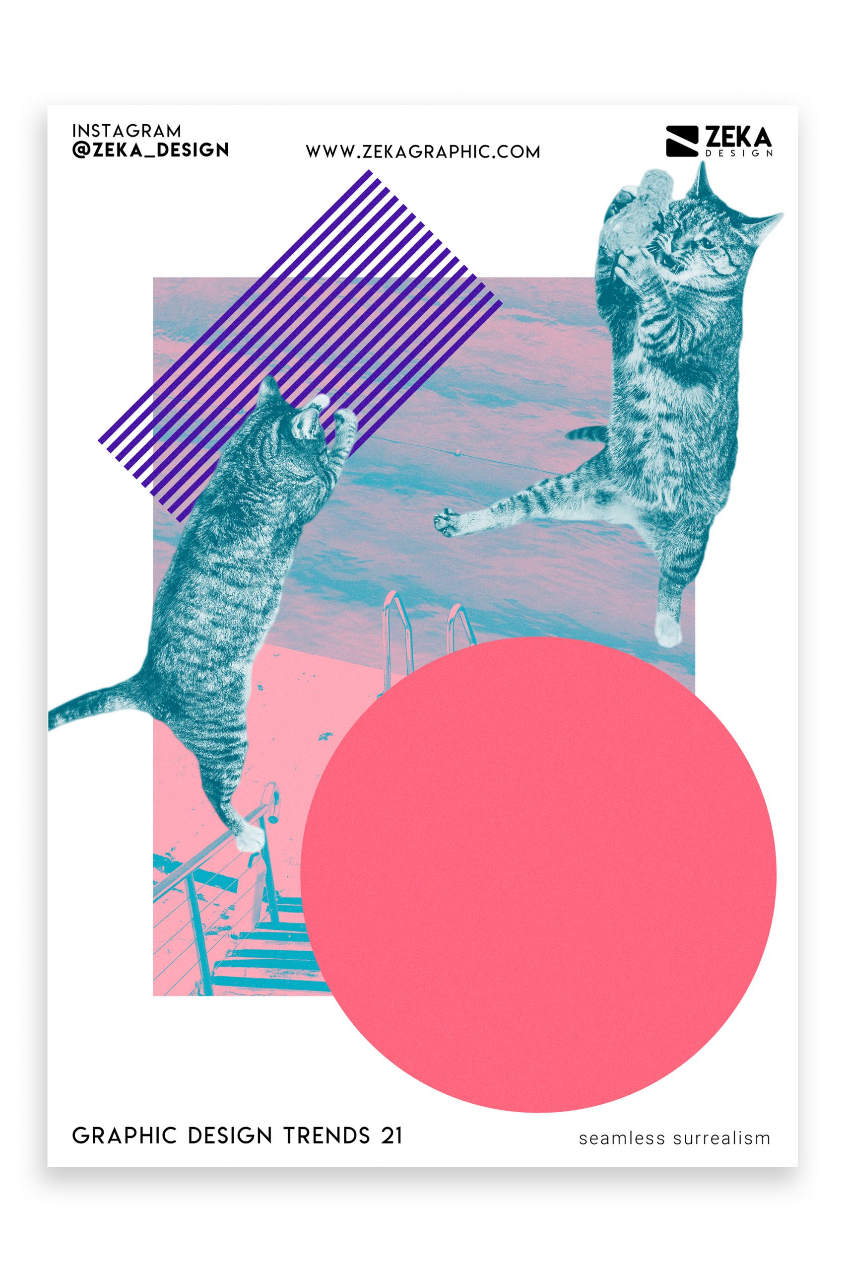 Graphic Design Trends 2021 Surrealism Poster