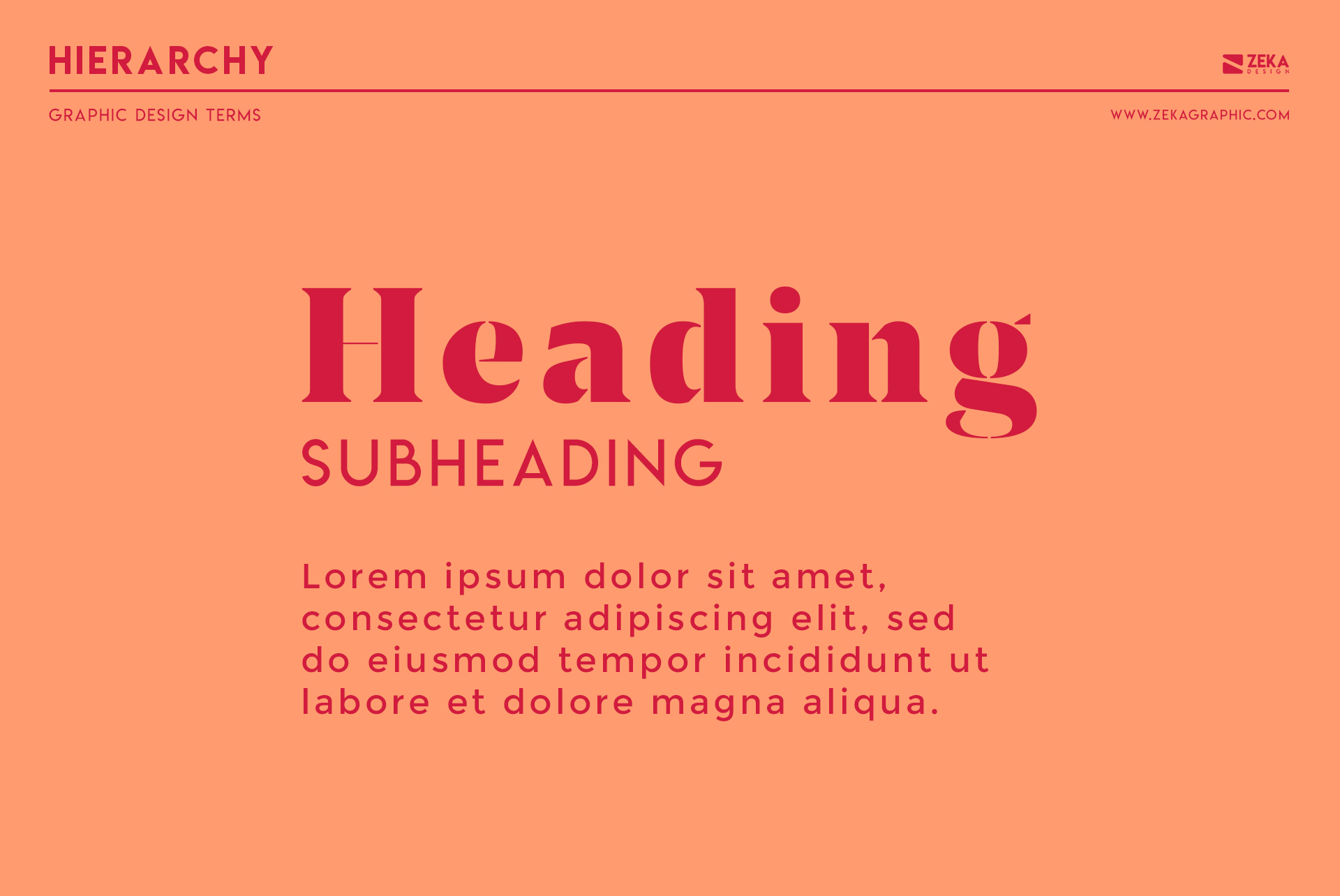 Hierarchy Typography Graphic Design Terms
