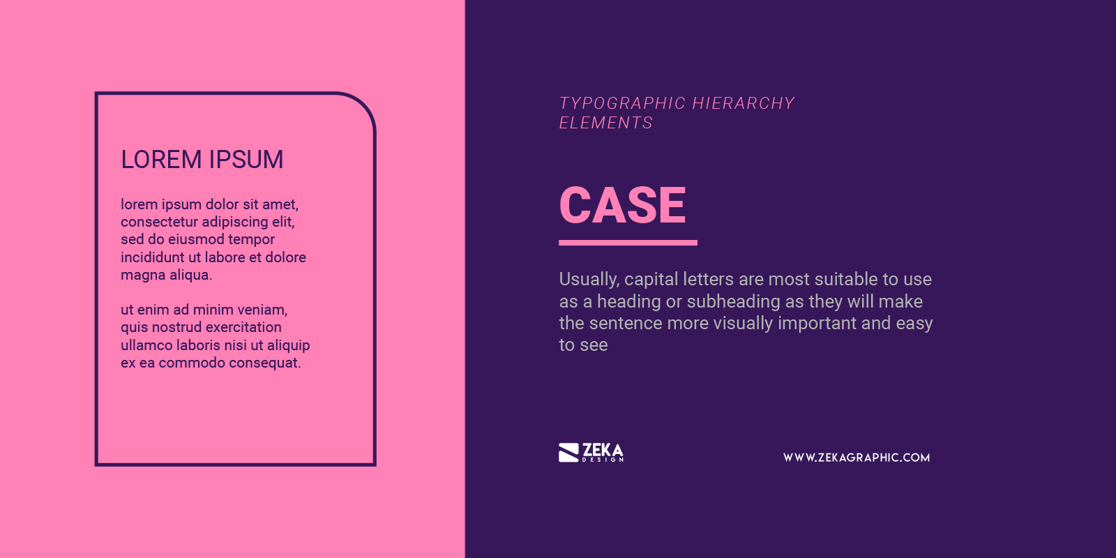 How To Create Typographic Hierarchy Using Font Case