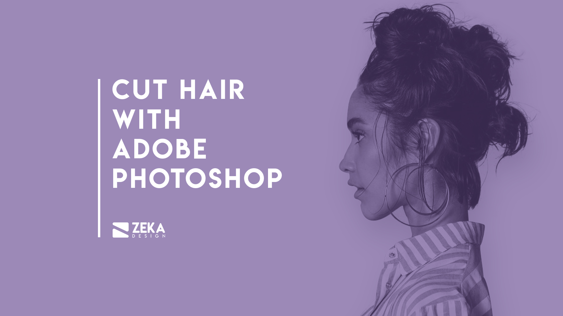 How To Cut Hair on Adobe Photoshop Tutorial