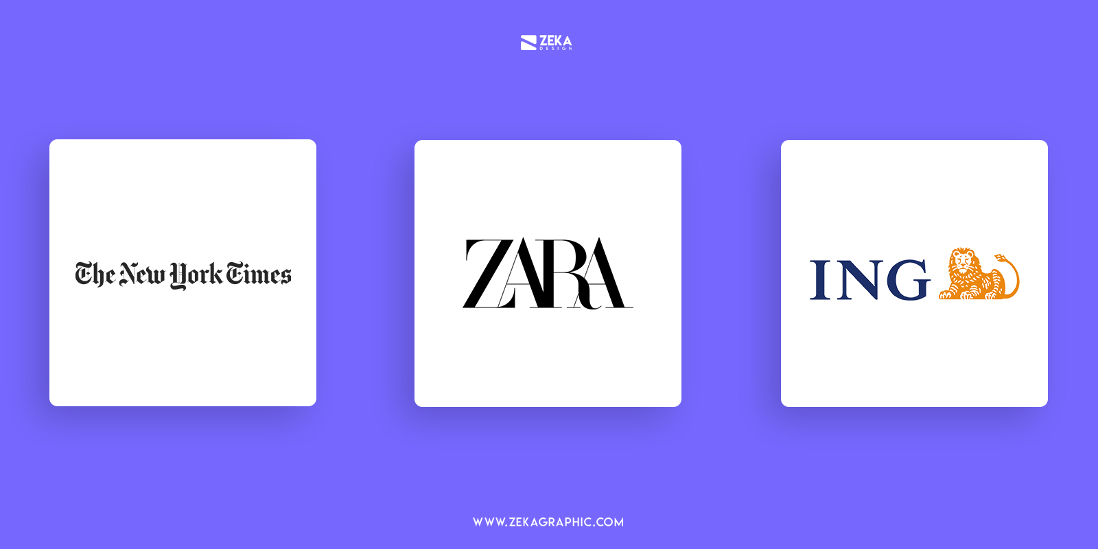 Logo Design Using Serif Font Typography