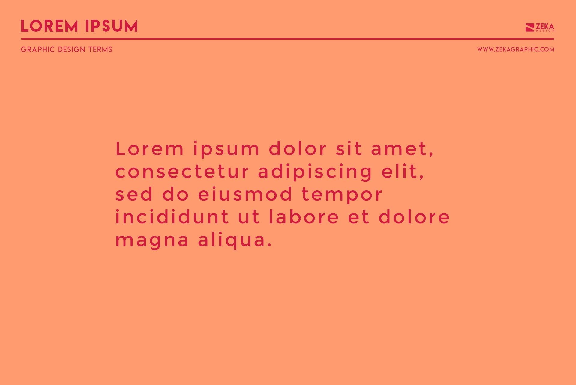 Lorem Ipsum Graphic Design Terms
