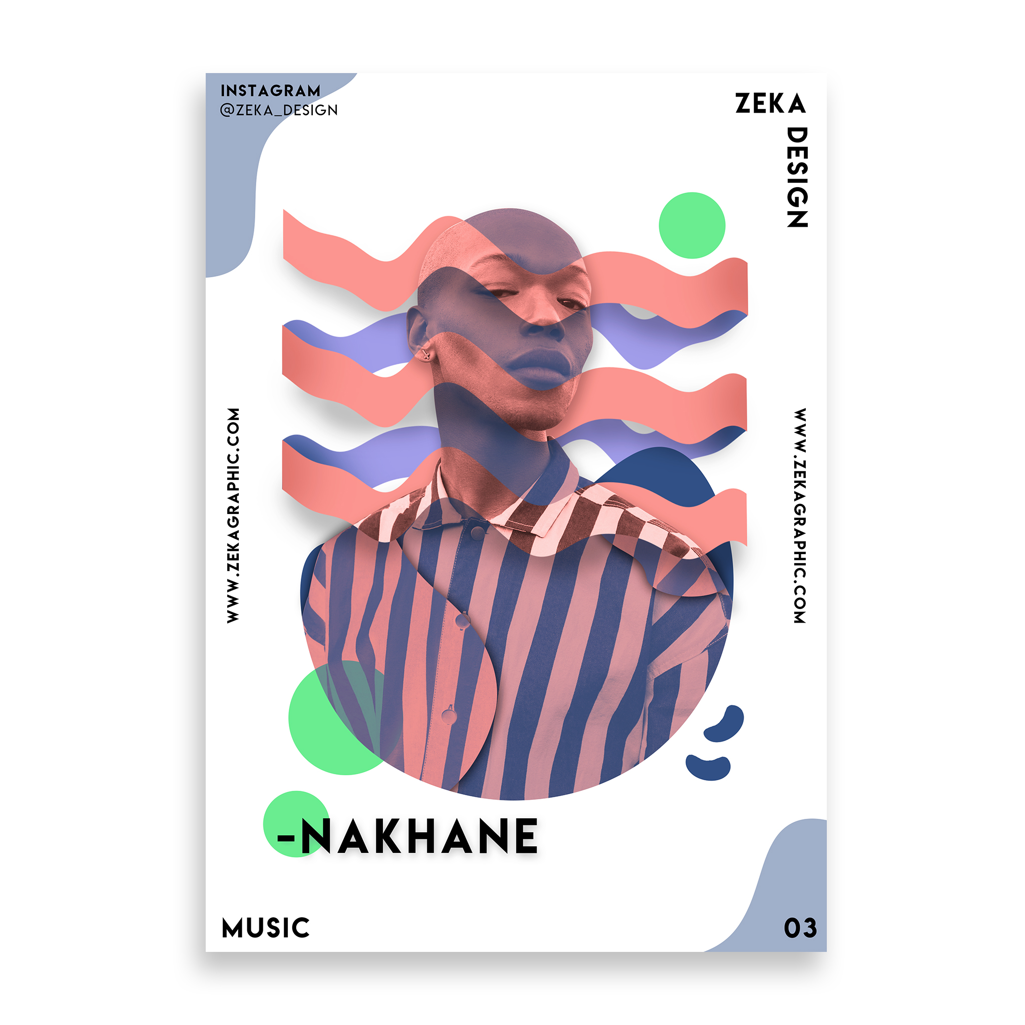 Nakhane Music Poster Design Collection Zeka Design