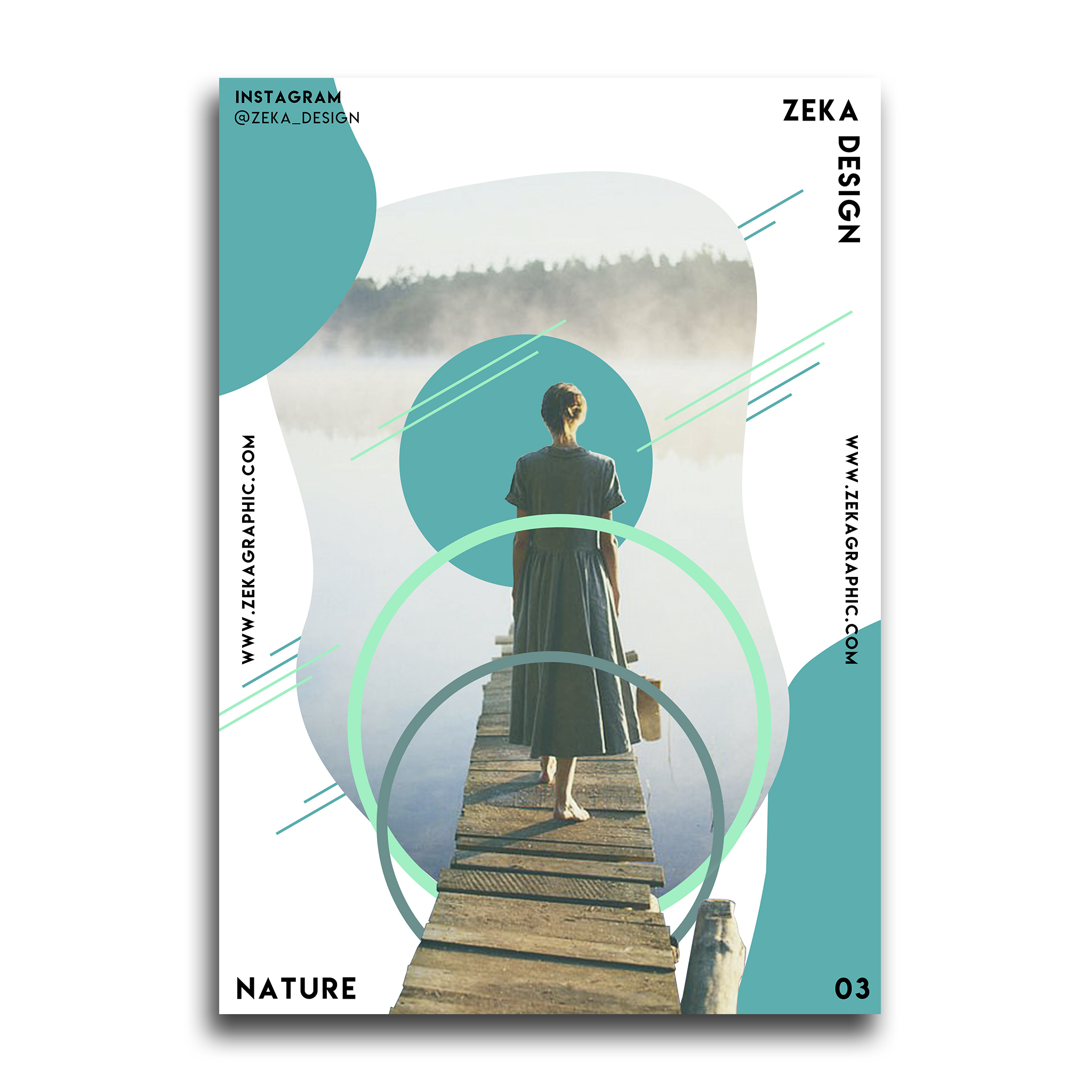 Nature Poster Design Collection Zeka Design