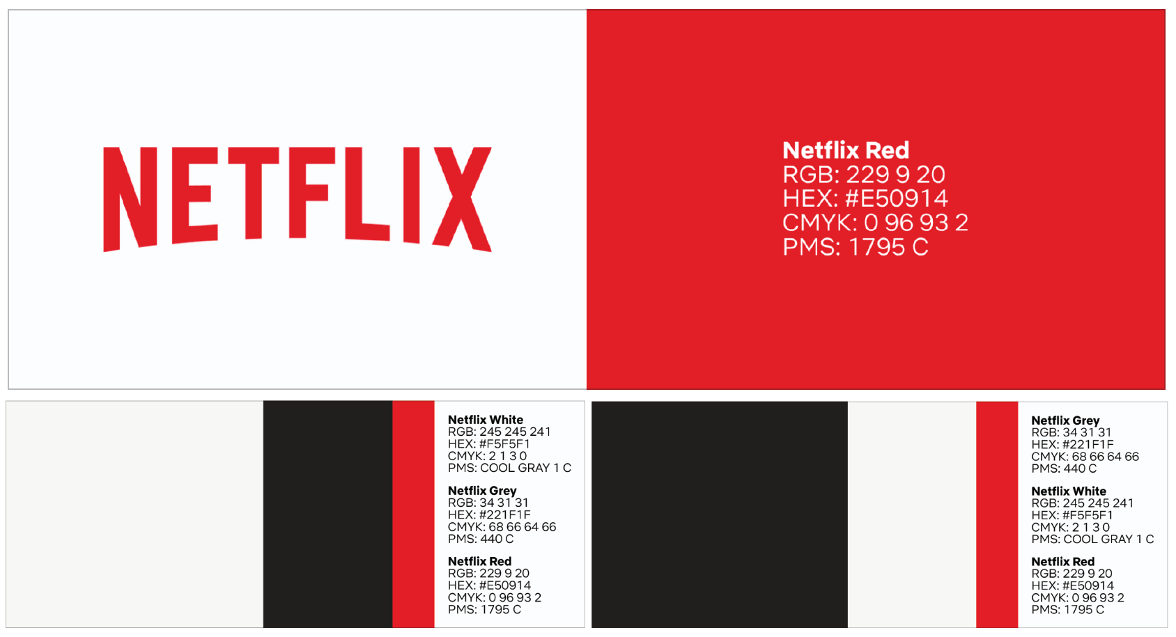 Netflix Brand Color Idea