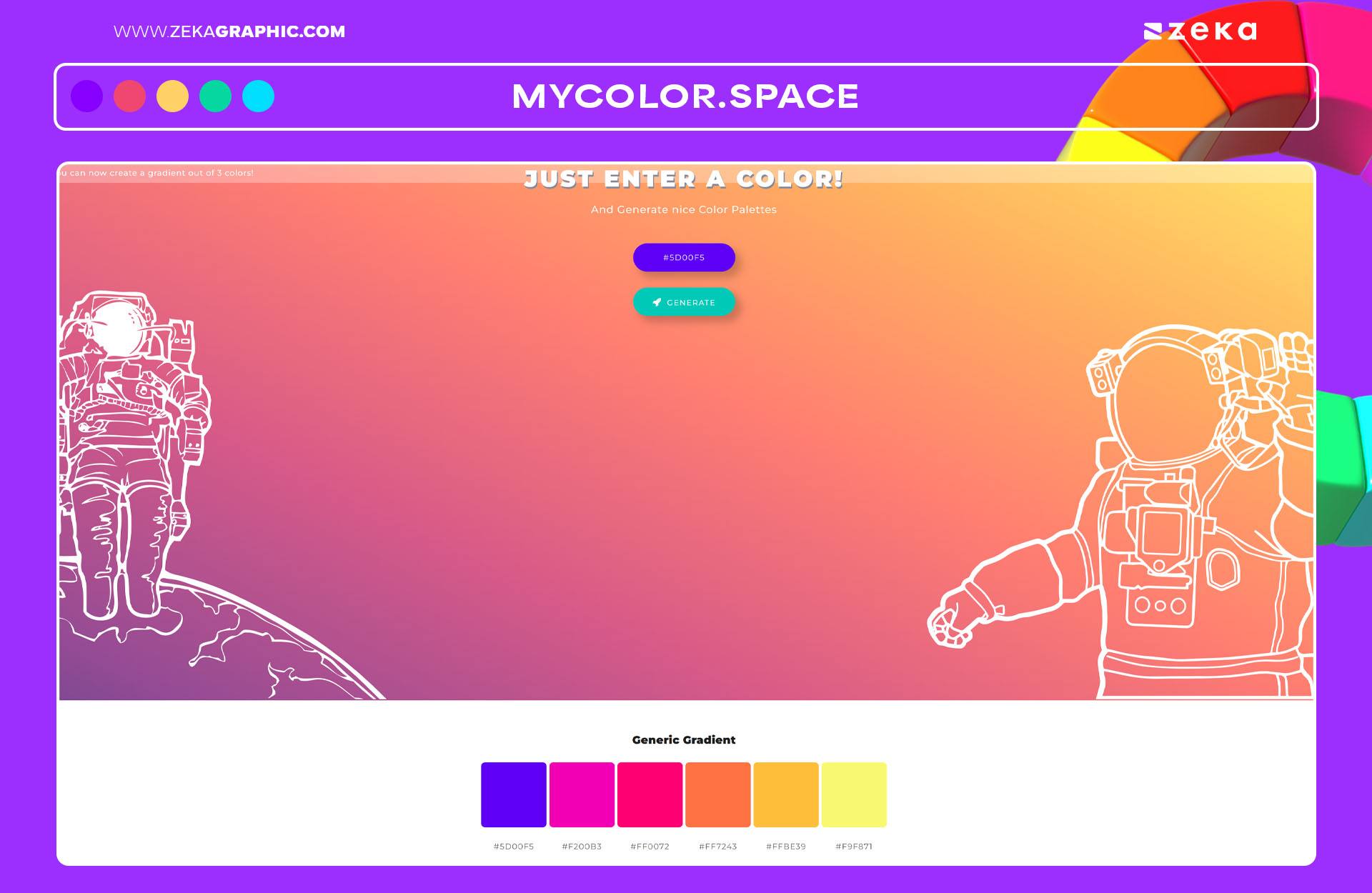 Online Color Palette Generator MyColor.Space