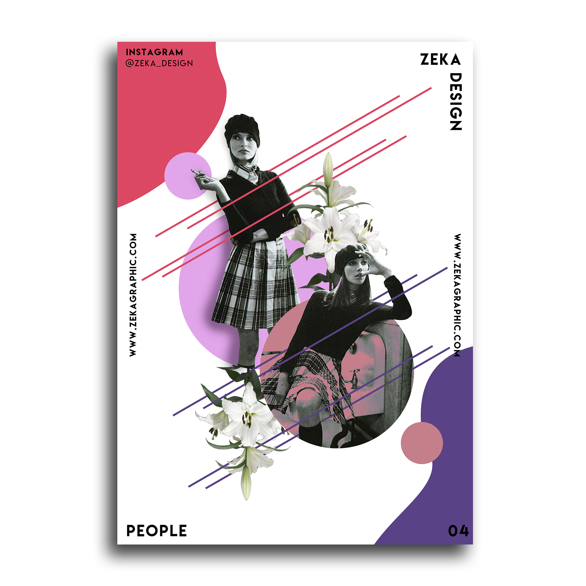 People Poster Design Collection Zeka Design