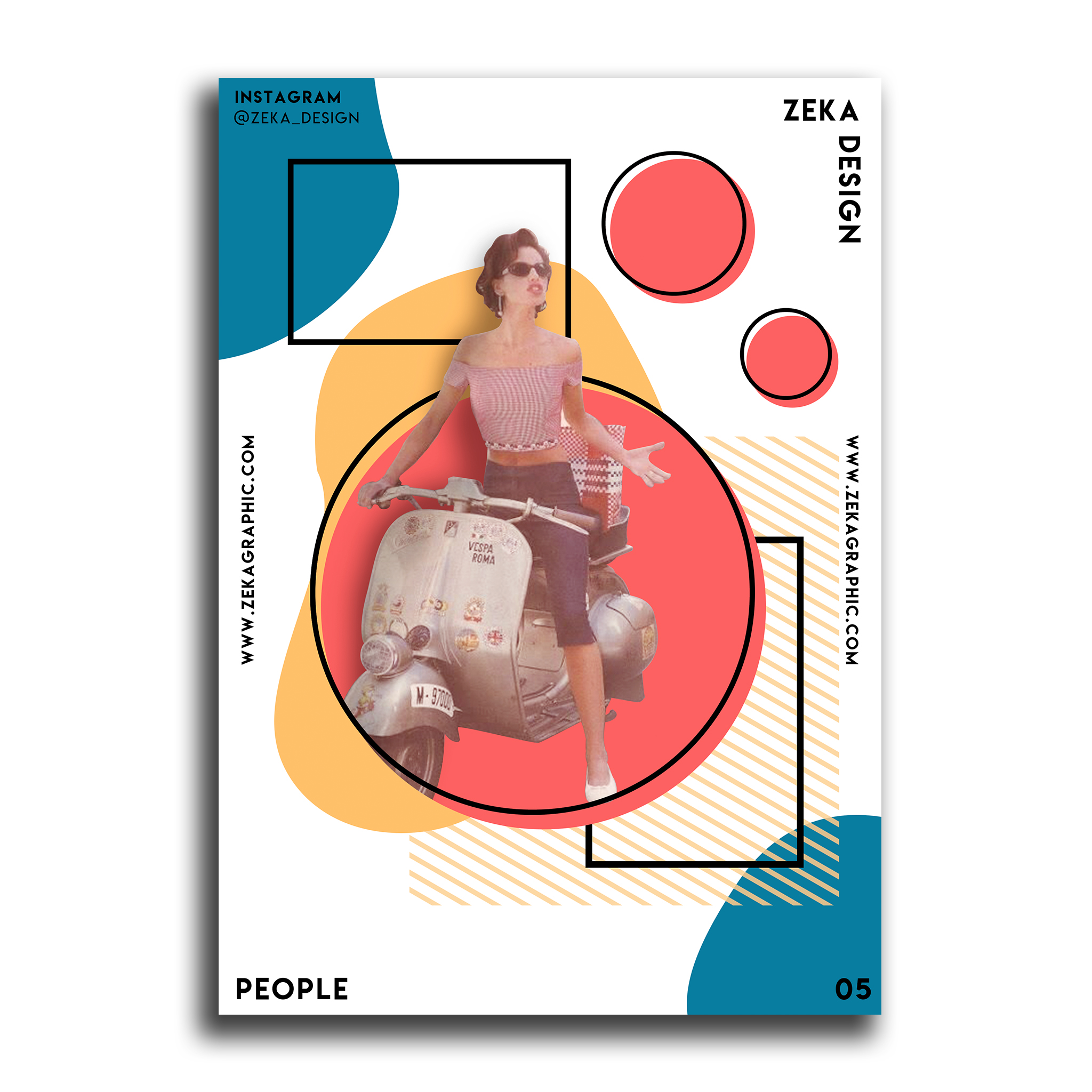 People Poster Design Collection Zeka Design
