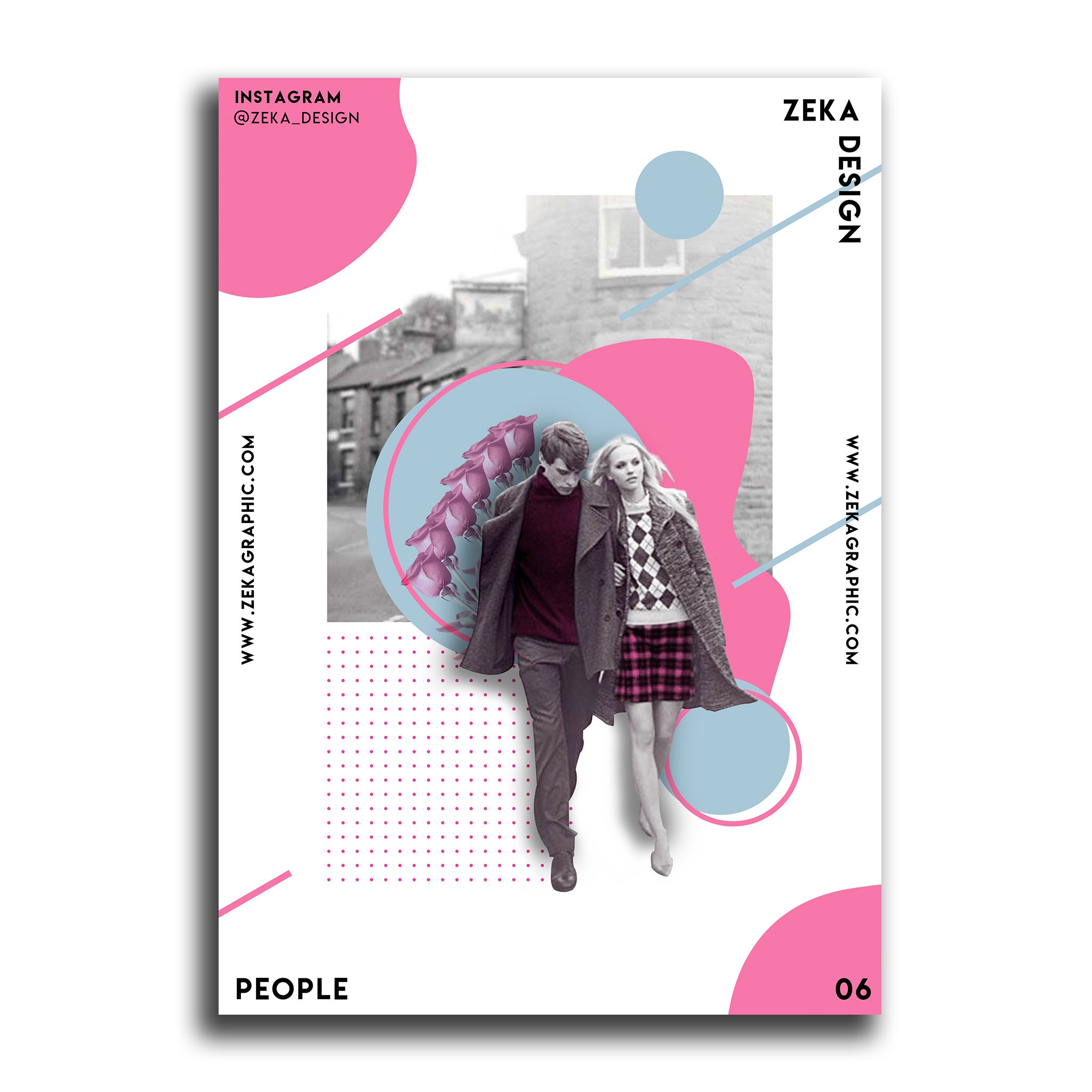 People Poster Design Collection Zeka Design