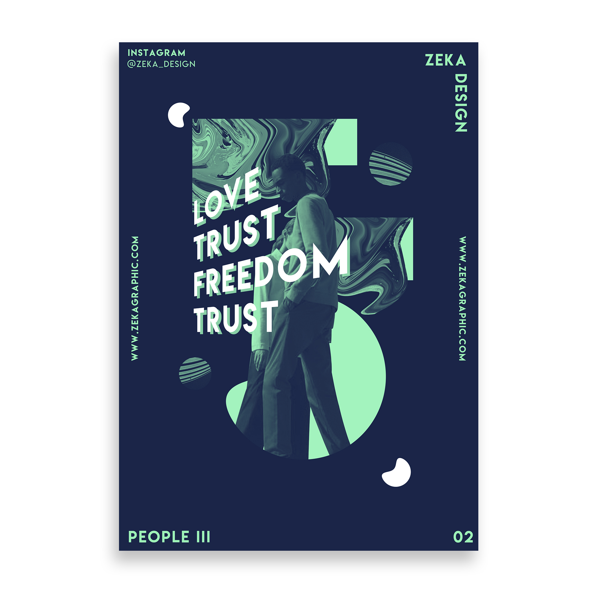 People 3 Poster Design Collection Zeka Design