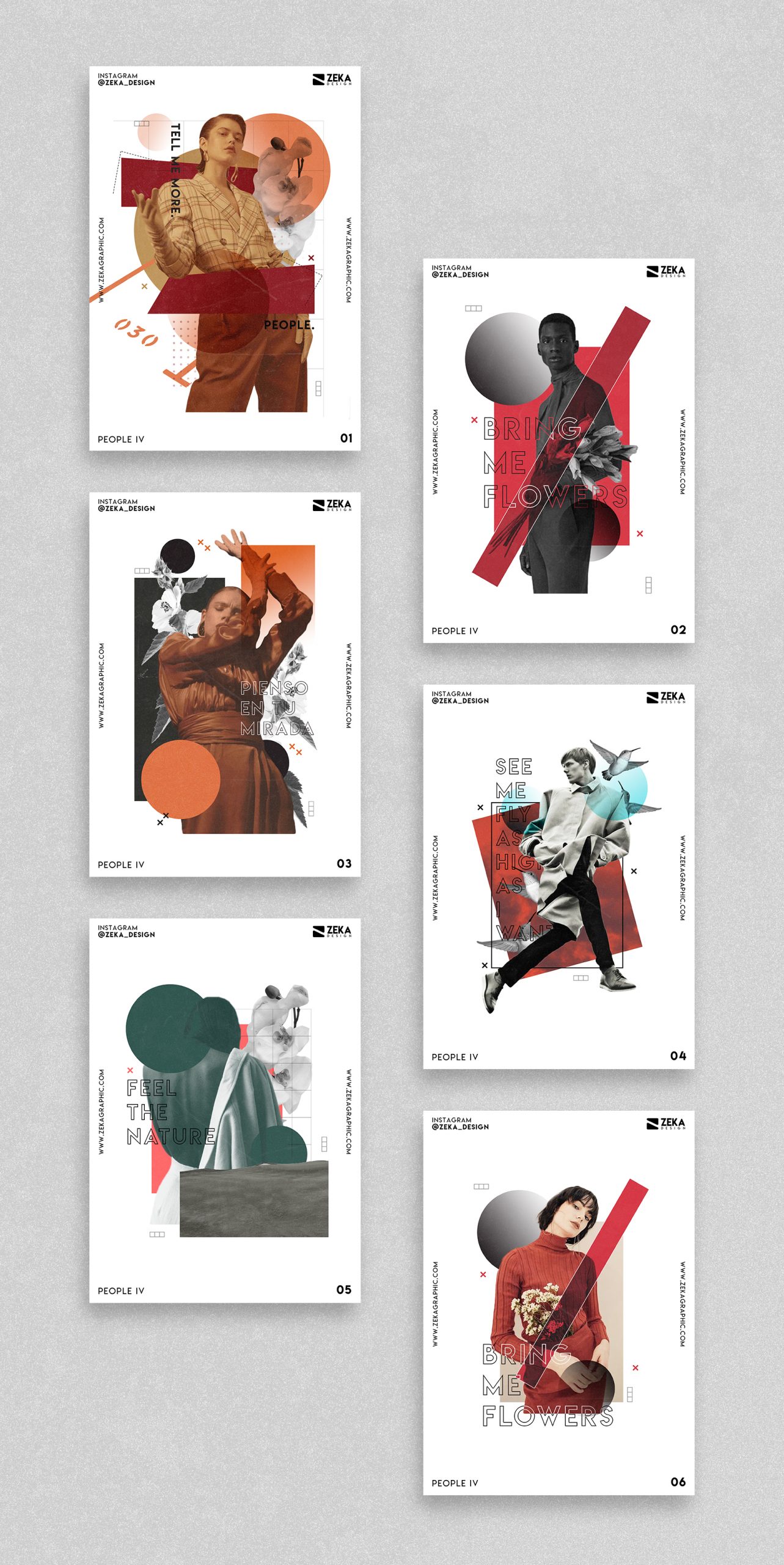 People 4 Poster Design Collection Zeka Design