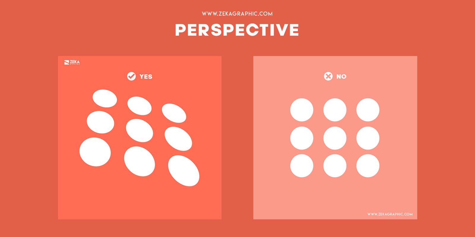 Perspective Visual Hierarchy Principles in Graphic Design