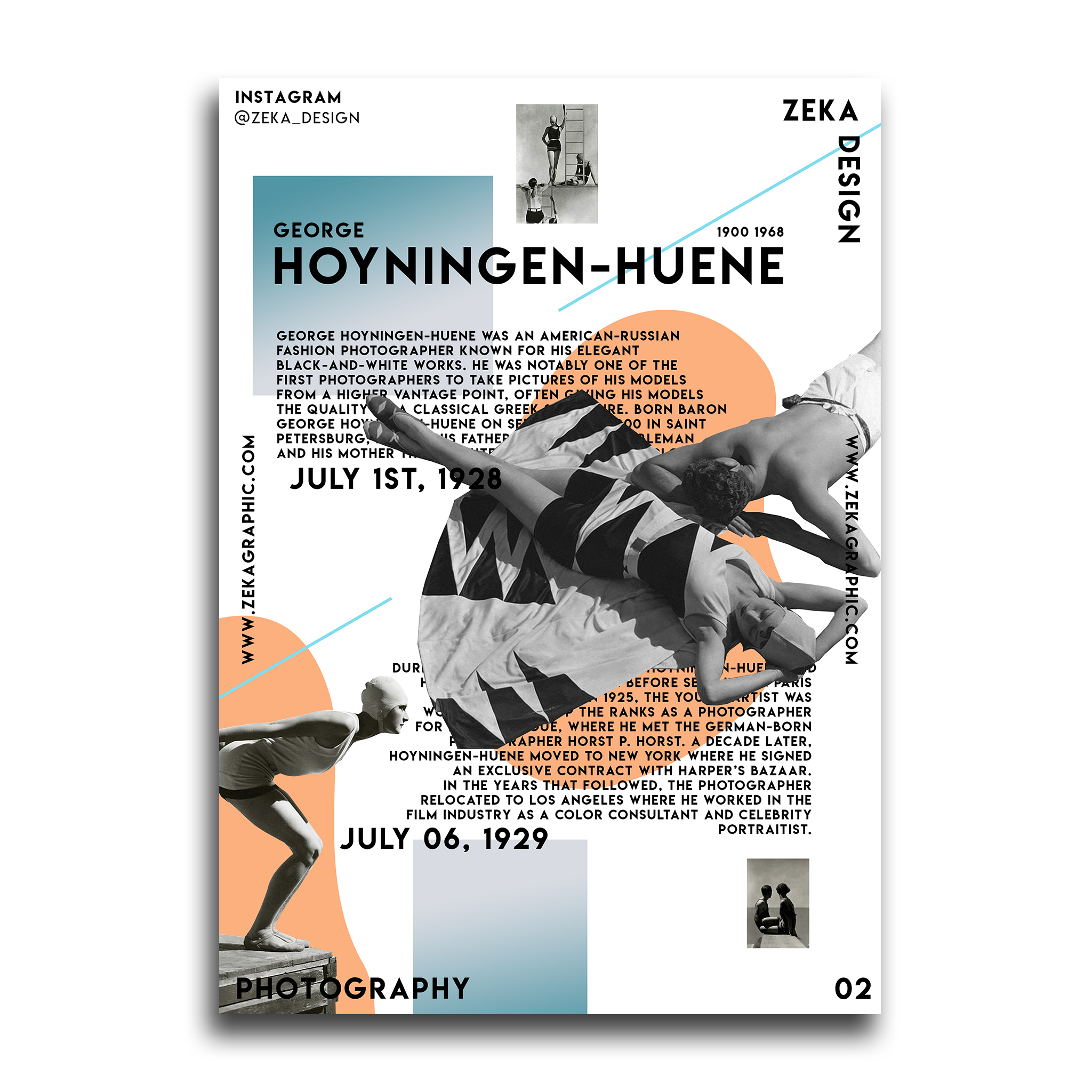 Hoyningen-Huene Photography Poster Design Series by Zeka Design