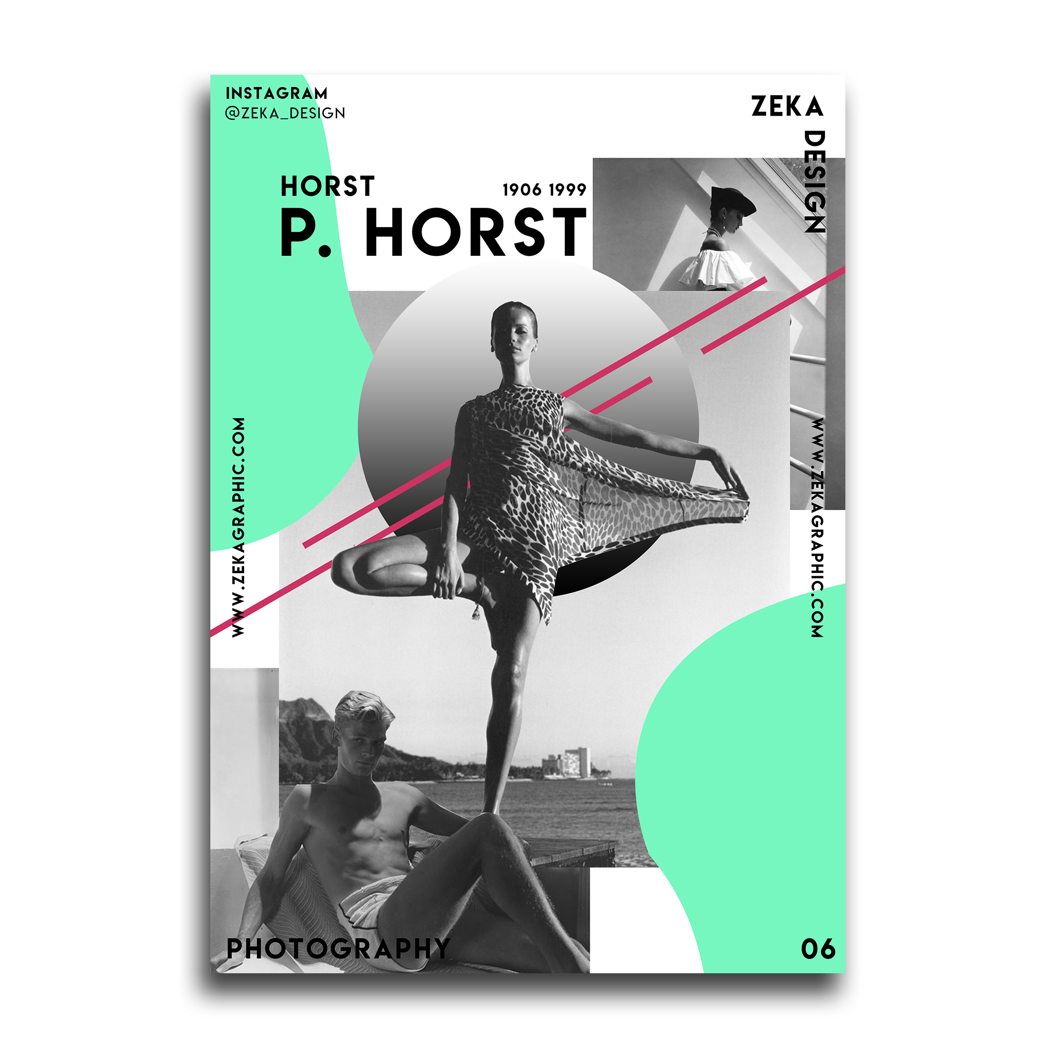Horst P Horst Photography Poster Design Series by Zeka Design