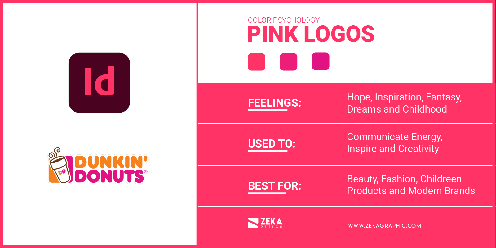 Pink Logos Meaning in Graphic Design
