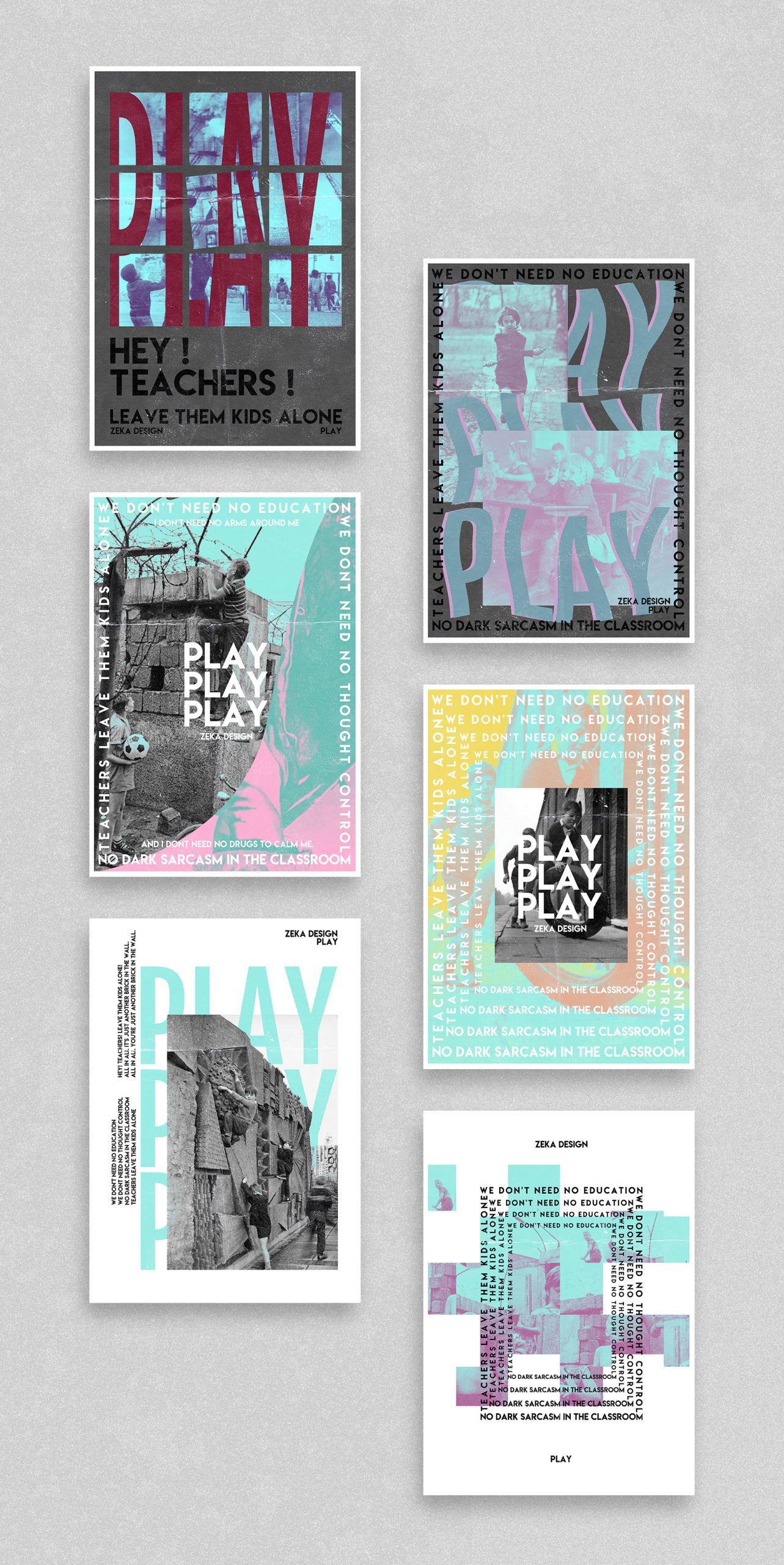 Play Poster Design Collection Zeka Design