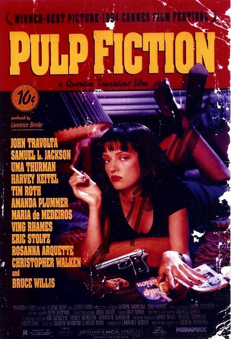 Pulp Fiction Movie Poster Design