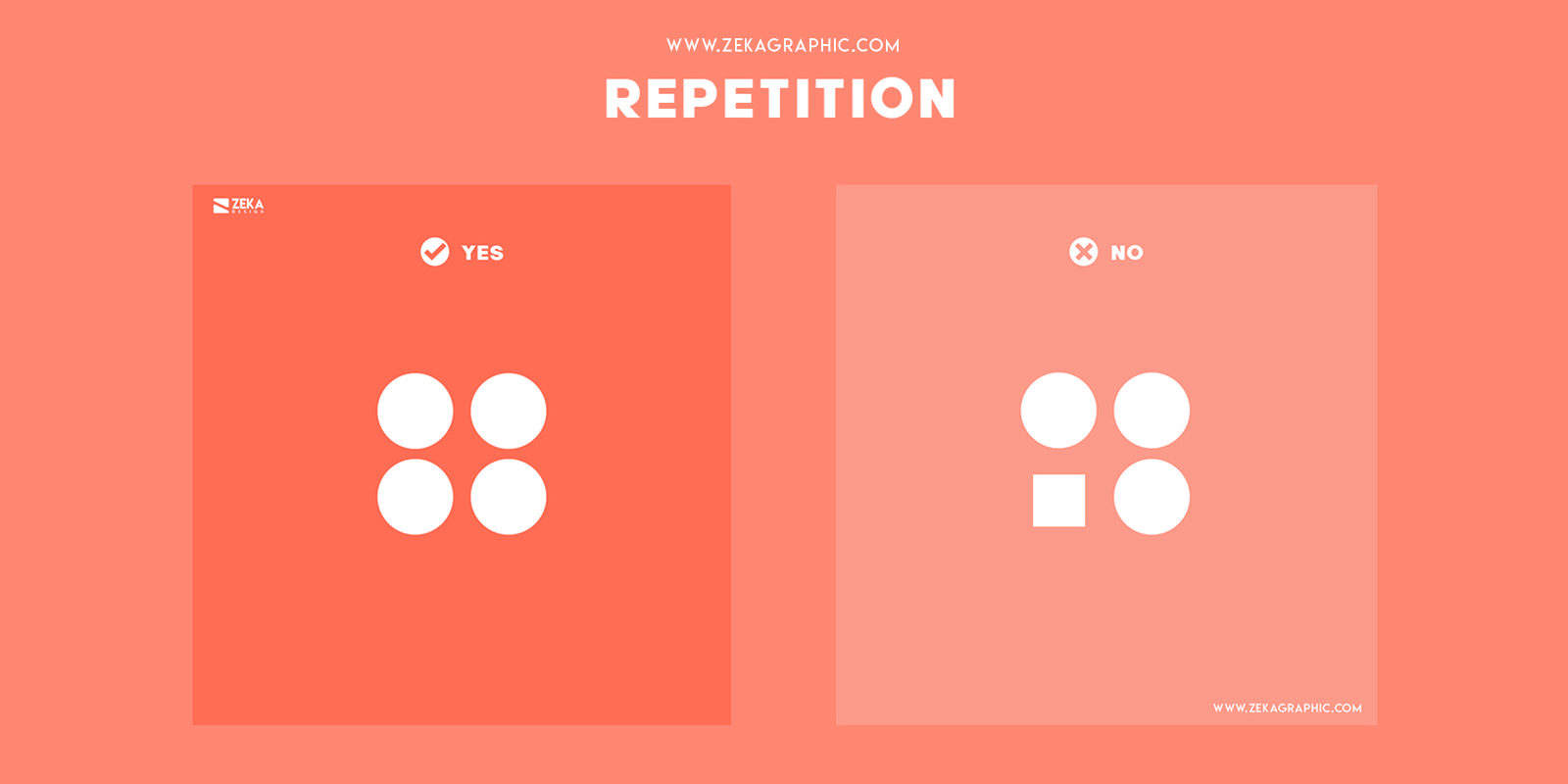 Repetition Visual Hierarchy Principles in Graphic Design