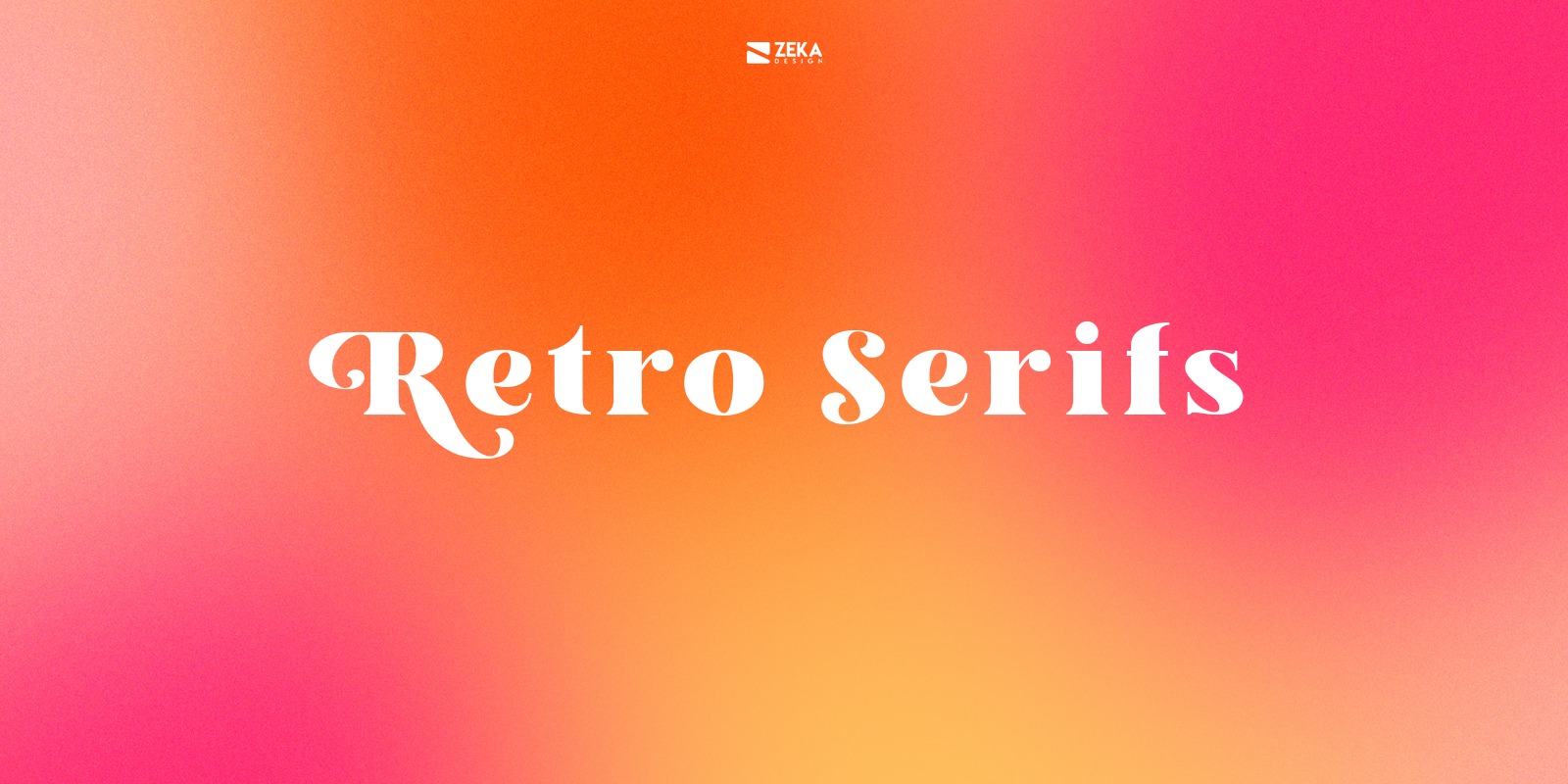 Retro Serif Fonts Typography Design Trends 2021